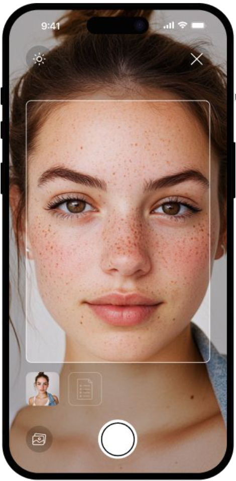 Skincare App - AI Analysis Report Screen